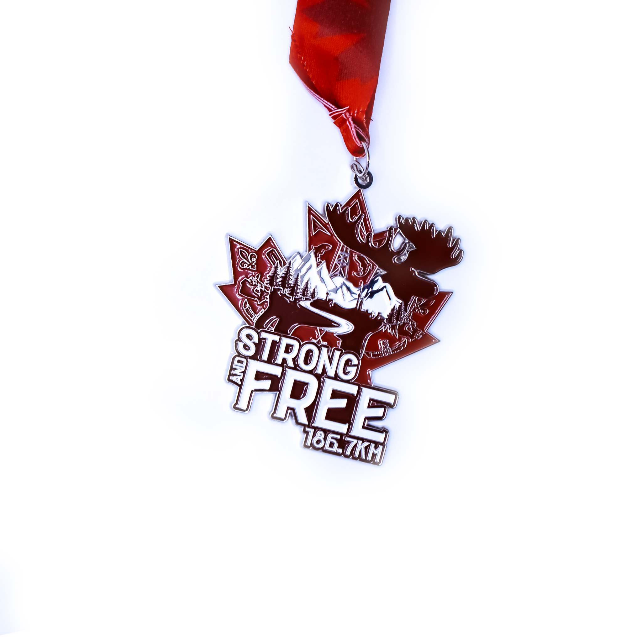 Strong & Free 186.7km Challenge - Entry + Medal